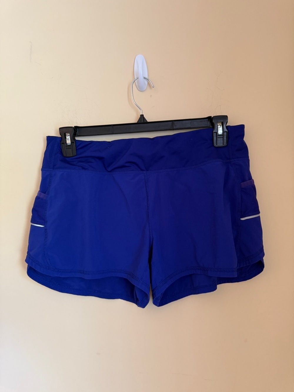 Athleta Deep Blue Athletic Running Shorts Sz large